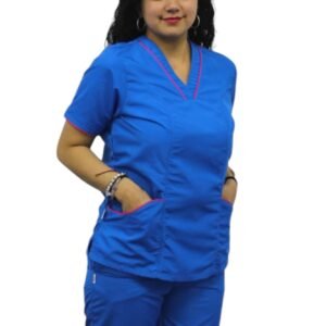 CONJUNTO ANTIFLUIDO DAMA UNICOLOR CUELLO V
